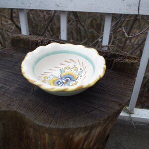 Vintage Cute Pottery Bowl From Italy